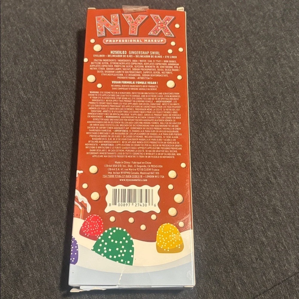 NYX Professional Makeup Holiday Candy Swirl Eyeliner Gingersnap Swirl